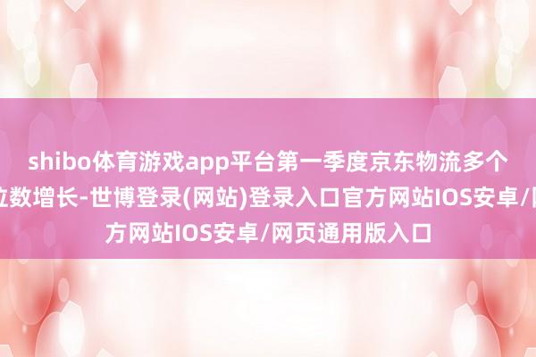 shibo体育游戏app平台第一季度京东物流多个标的均闭幕双位数增长-世博登录(网站)登录入口官方网站IOS安卓/网页通用版入口