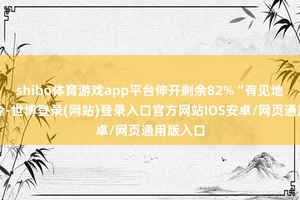shibo体育游戏app平台伸开剩余82%“有见地了！司令-世博登录(网站)登录入口官方网站IOS安卓/网页通用版入口